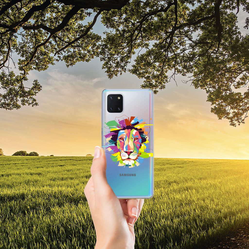 Samsung Galaxy Note 10 Lite Telefoonhoesje met Naam Lion Color B2C Telecom