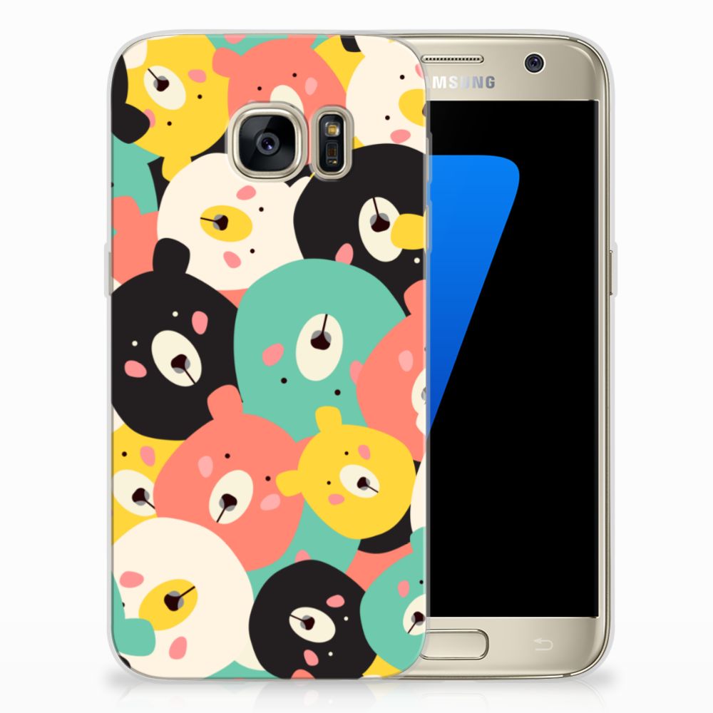 Samsung Galaxy S7 Telefoonhoesje met Naam Bears