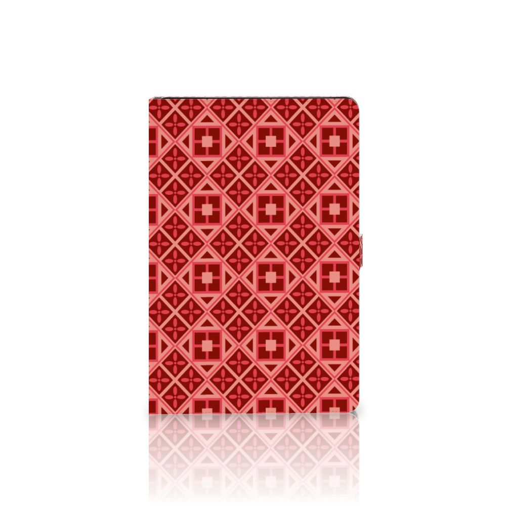 Samsung Galaxy Tab S7 FE | S7+ | S8+ Tablet Hoes Batik Rood