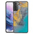 Samsung Galaxy S21 Plus Marmeren Print Telefoonhoesje Marble Blue Gold B2C Telecom