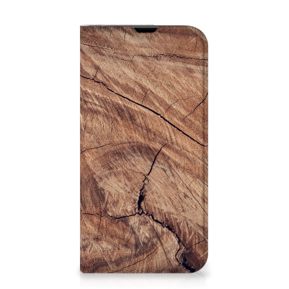 iPhone 13 Pro Book Wallet Case Tree Trunk - B2C Telecom