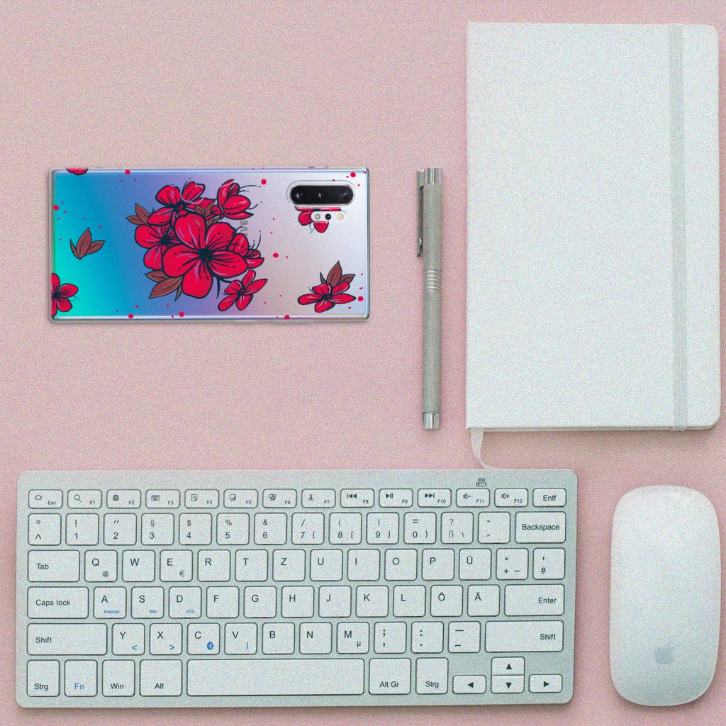 Samsung Galaxy Note 10 Plus TPU Case Blossom Red