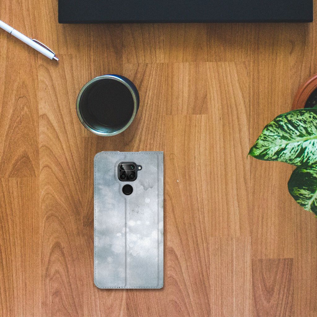 Bookcase Xiaomi Redmi Note 9 Painting Grey - B2C Telecom