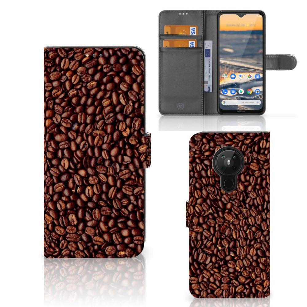 Nokia 5.3 Book Cover Koffiebonen