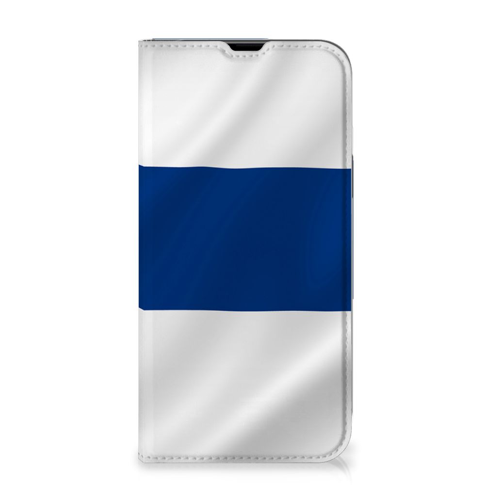 iPhone 13 Pro Max Standcase Finland met de vlag van Finland đĢđŽ