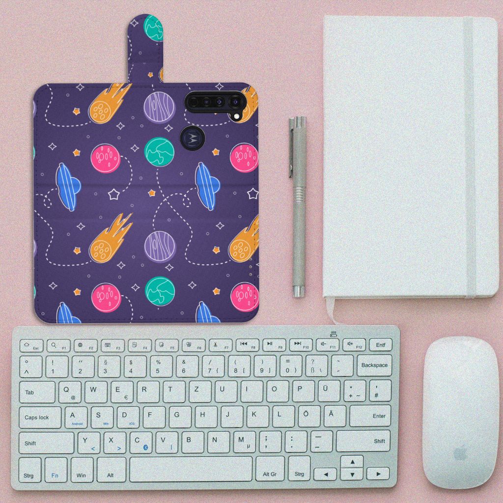 Motorola Moto G Pro Wallet Case met Pasjes Space