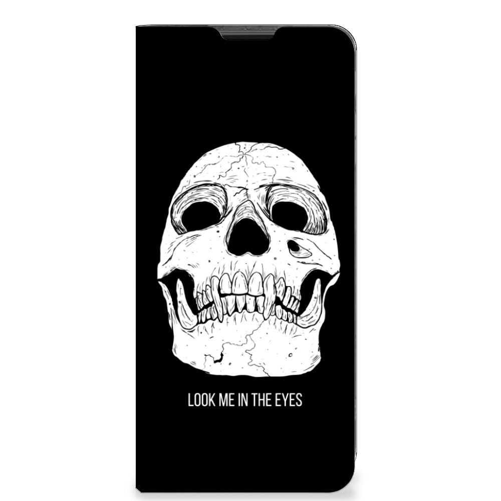 Mobiel BookCase Motorola Moto G51 5G Skull Eyes - B2C Telecom