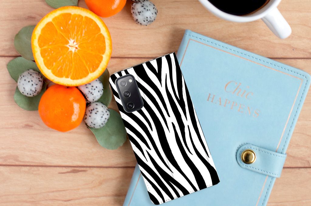 Samsung Galaxy S20 FE Hoesje maken Zebra - B2C Telecom