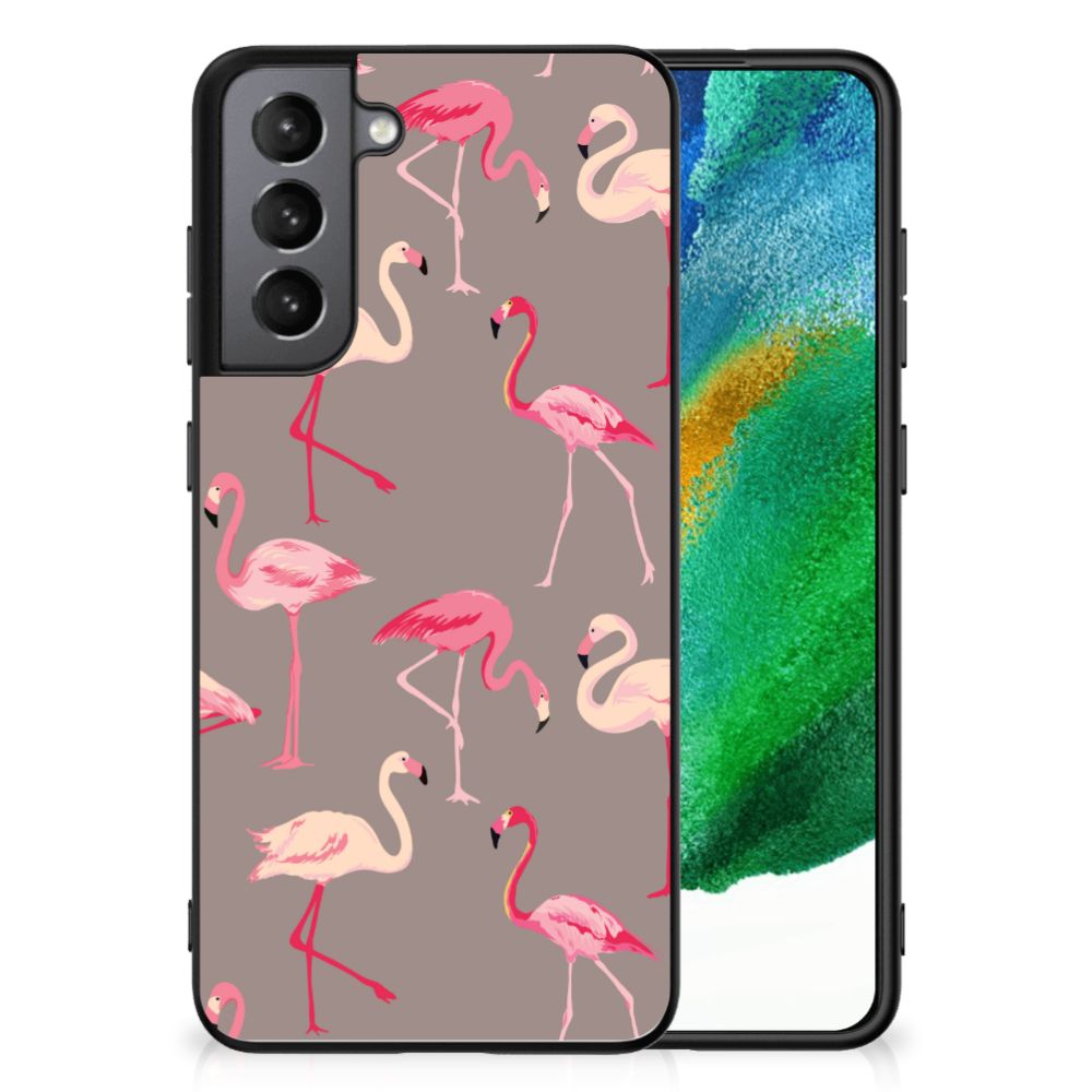 Samsung Galaxy S21FE Dierenprint Telefoonhoesje Flamingo