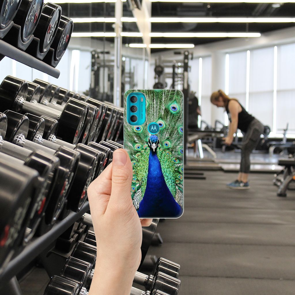 Motorola Moto G71 5G TPU Hoesje Pauw