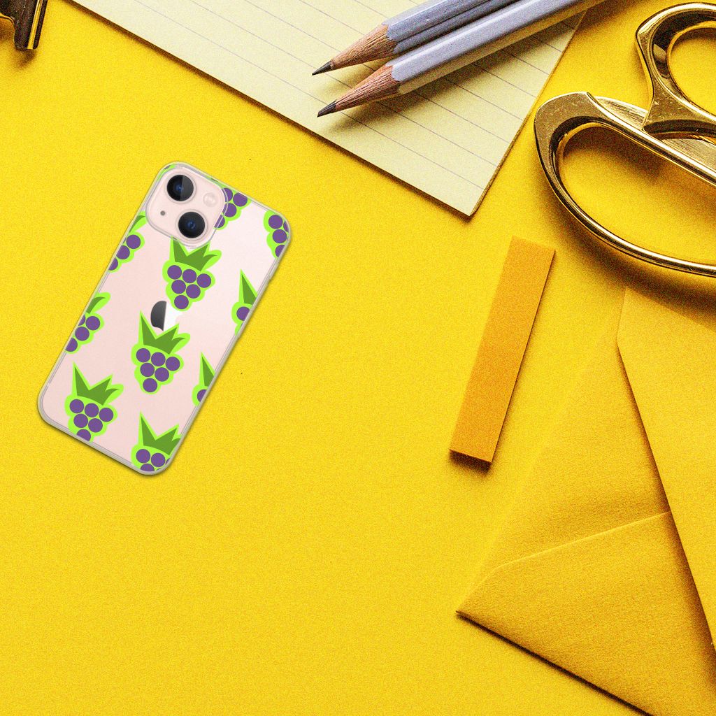iPhone 13 mini Siliconen Case Druiven B2C Telecom