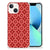 iPhone 13 Doorzichtige Silicone Hoesje Batik Rood B2C Telecom