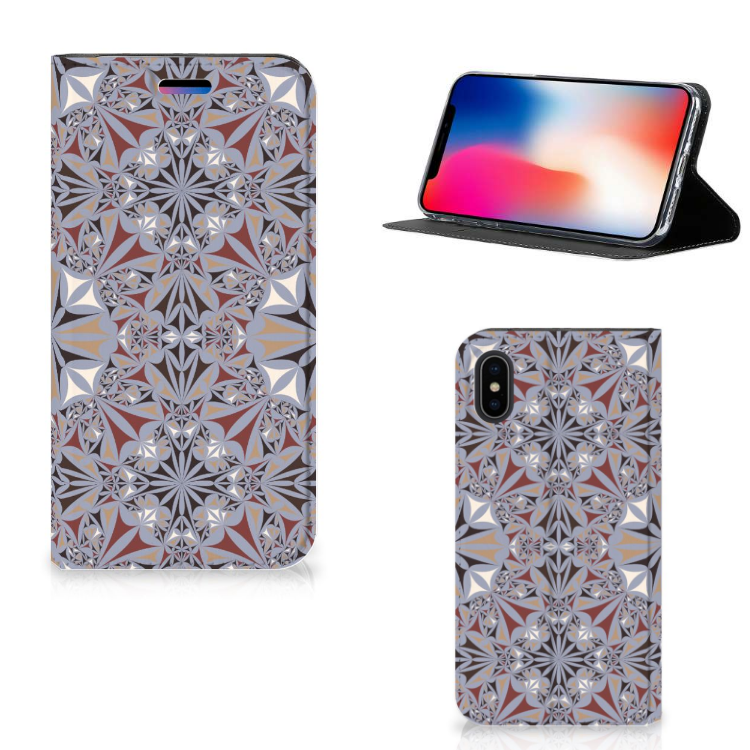 Apple iPhone X | Xs Standcase Flower Tiles