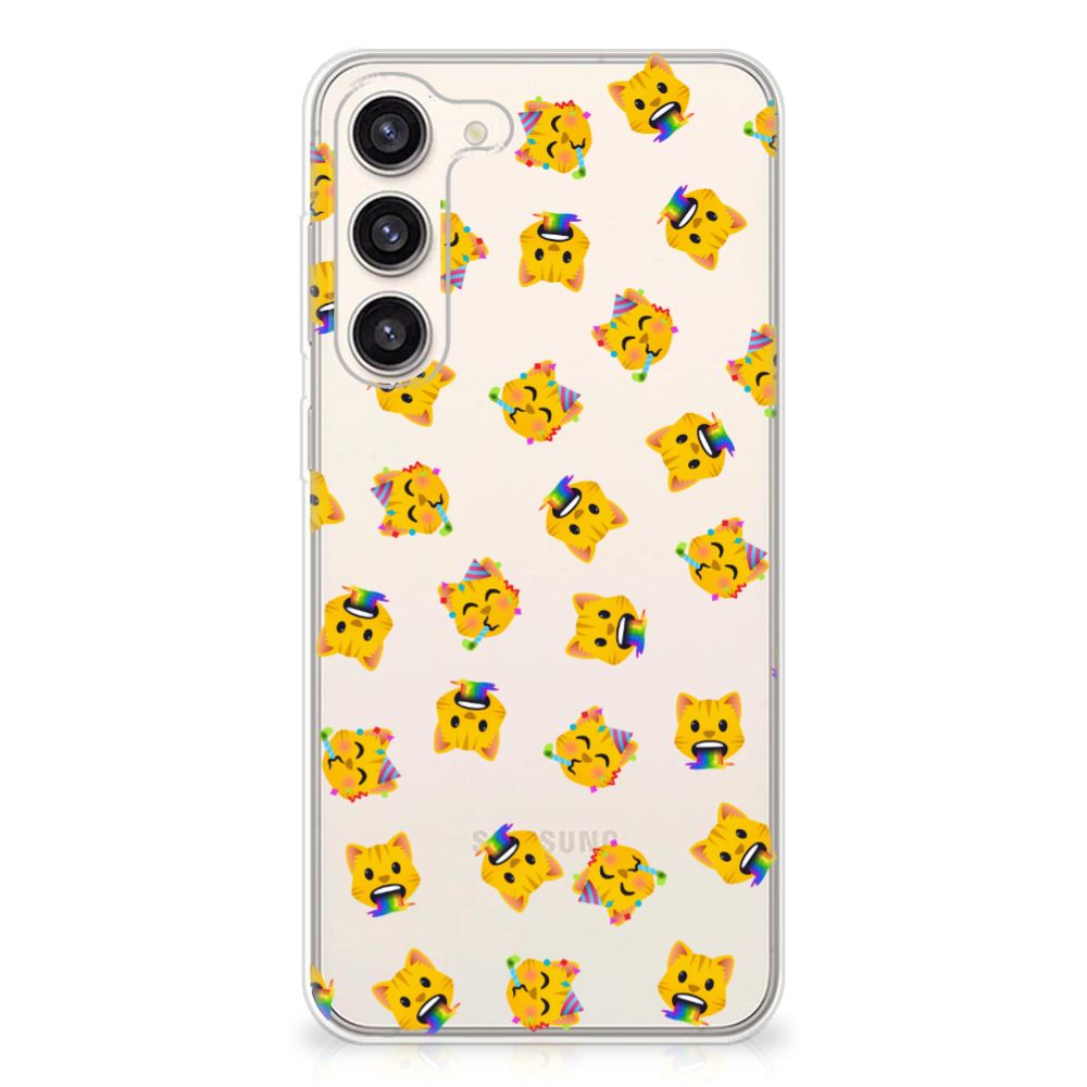 TPU bumper voor Samsung Galaxy S23 Plus Katten Emojis B2C Telecom