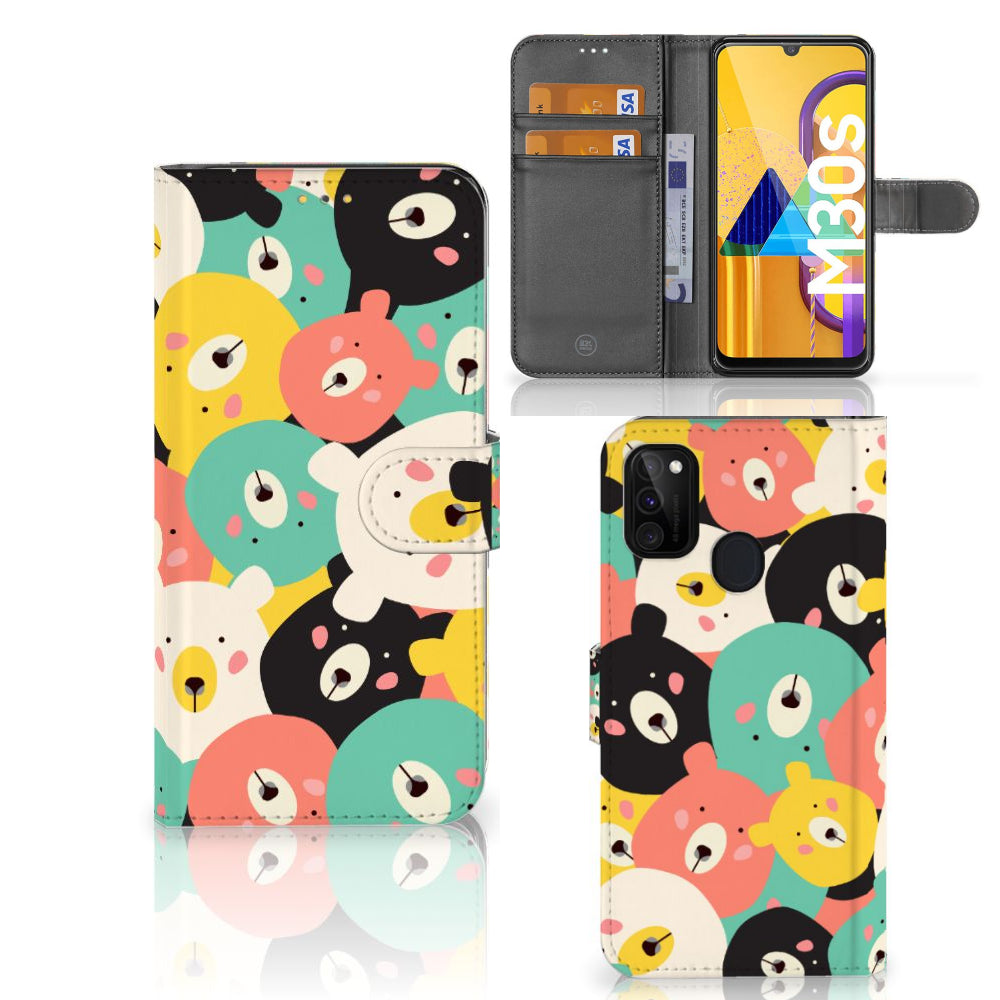 Samsung Galaxy M21 | M30s Leuk Hoesje Bears