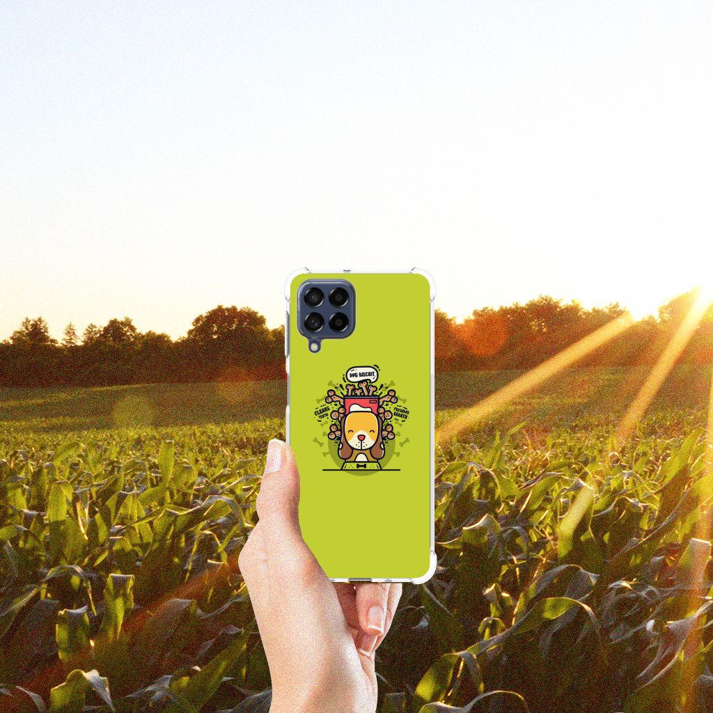 Samsung Galaxy M53 Stevig Bumper Hoesje Doggy Biscuit B2C Telecom
