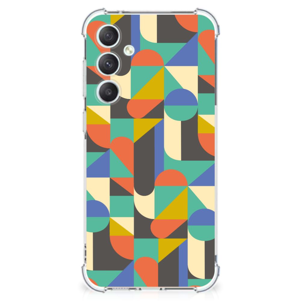 Samsung Galaxy S23 FE Doorzichtige Silicone Hoesje Funky Retro B2C Telecom