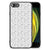 iPhone SE 2022 | SE 2020 | 7/8 Back Case Stripes Dots design with white background and black dots pattern.