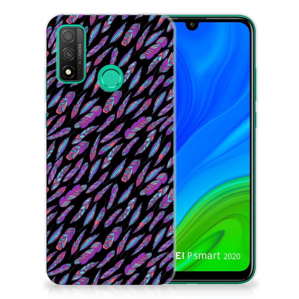 Huawei P Smart 2020 TPU bumper Feathers Color B2C Telecom