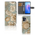 OPPO Reno8 hoesje voor OPPO Reno8 Vintage Bird Flowers vooraanzicht detail.