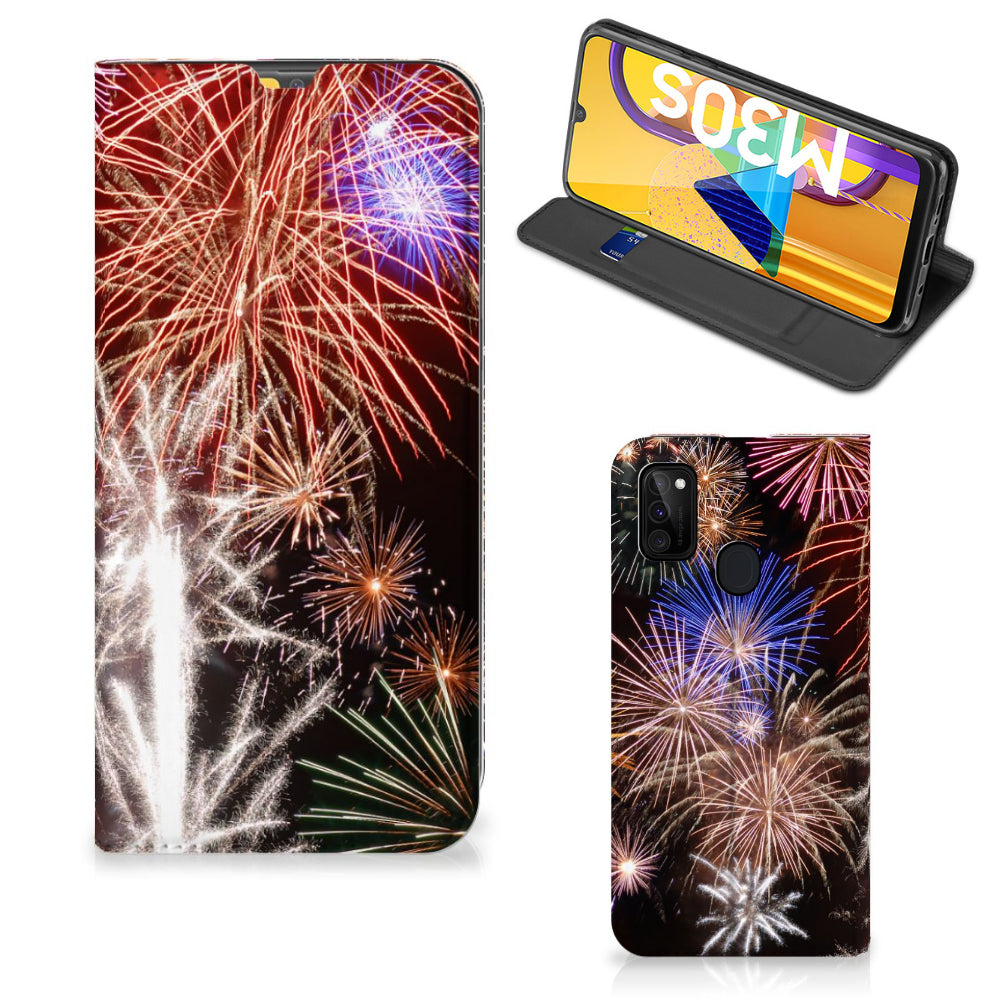 Samsung Galaxy M30s | M21 Hippe Standcase Vuurwerk