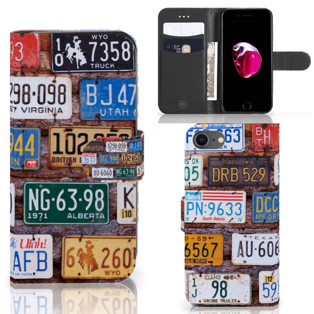 iPhone 7 | 8 | SE (2020) | SE (2022) Telefoonhoesje met foto Kentekenplaten