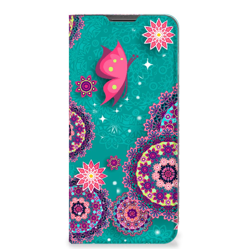Motorola Moto G22 Bookcase Cirkels en Vlinders - B2C Telecom