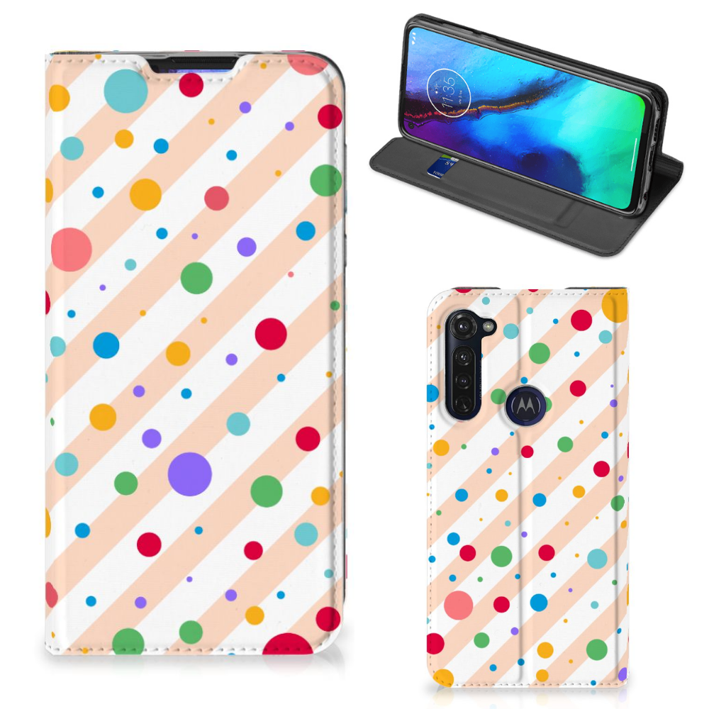 Motorola Moto G Pro Hoesje met Magneet Dots - B2C Telecom