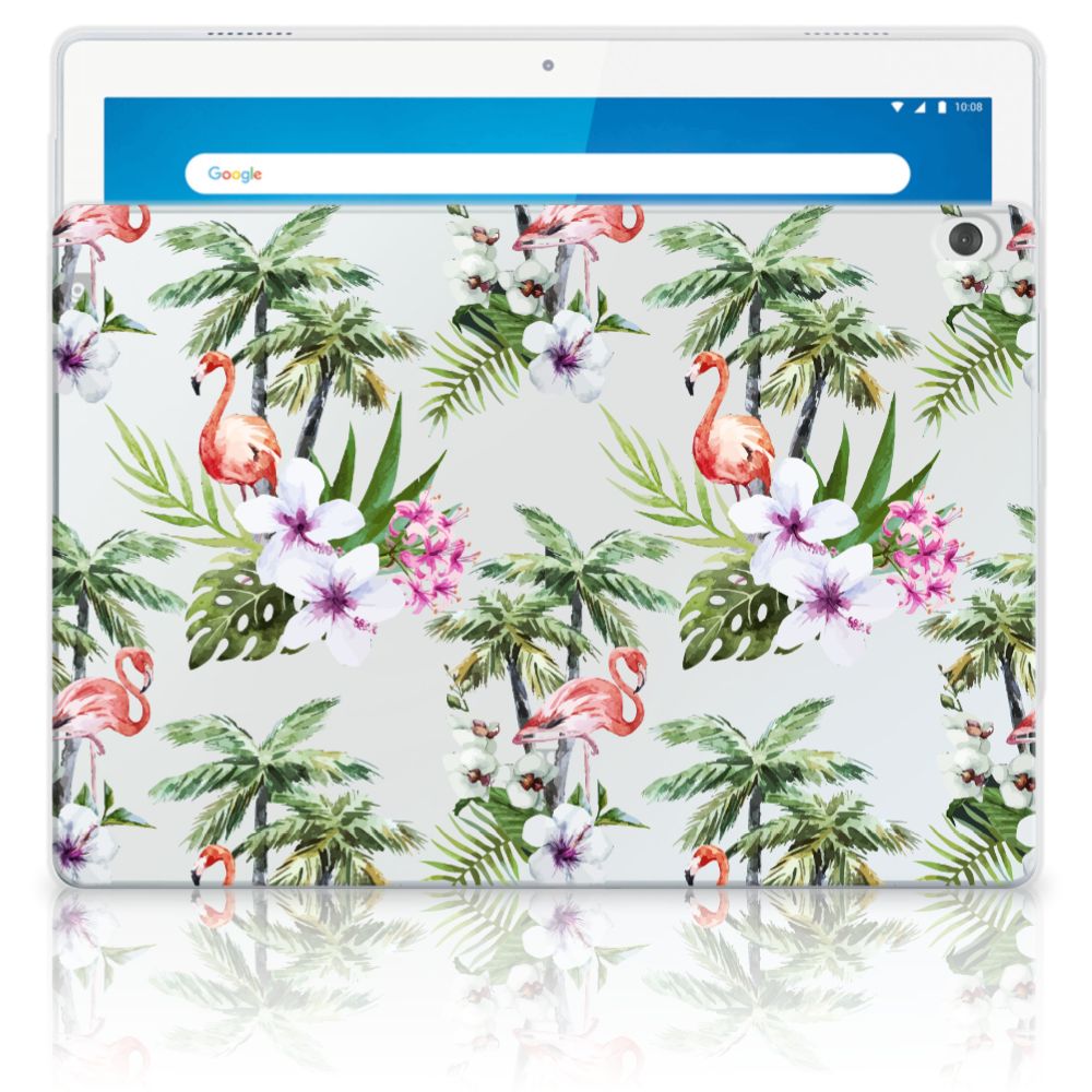 Lenovo Tab M10 Back Case Flamingo Palms