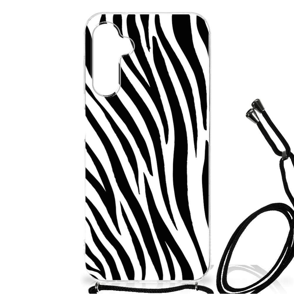Samsung Galaxy A14 5G Case Anti-shock Zebra with distinct zebra pattern design for stylish protection.