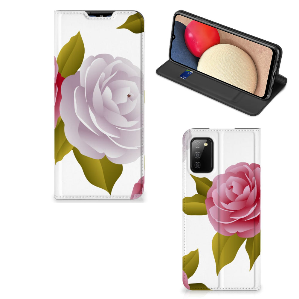Samsung Galaxy M02s | A02s Smart Cover Roses