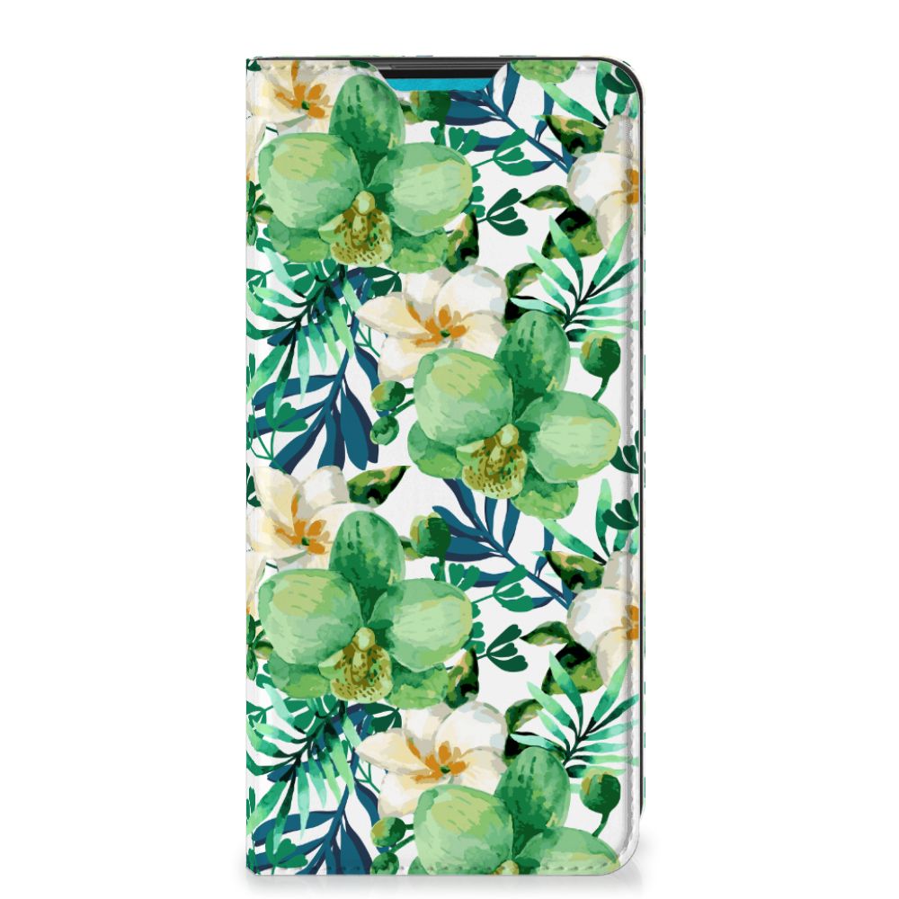 Samsung Galaxy A73 Smart Cover Orchidee Groen - B2C Telecom
