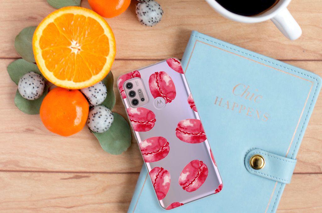 Motorola Moto G30 | G10 Siliconen Case Pink Macarons B2C Telecom