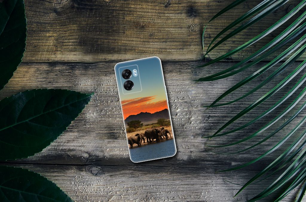 OPPO A77 | A57 5G TPU Hoesje Olifanten