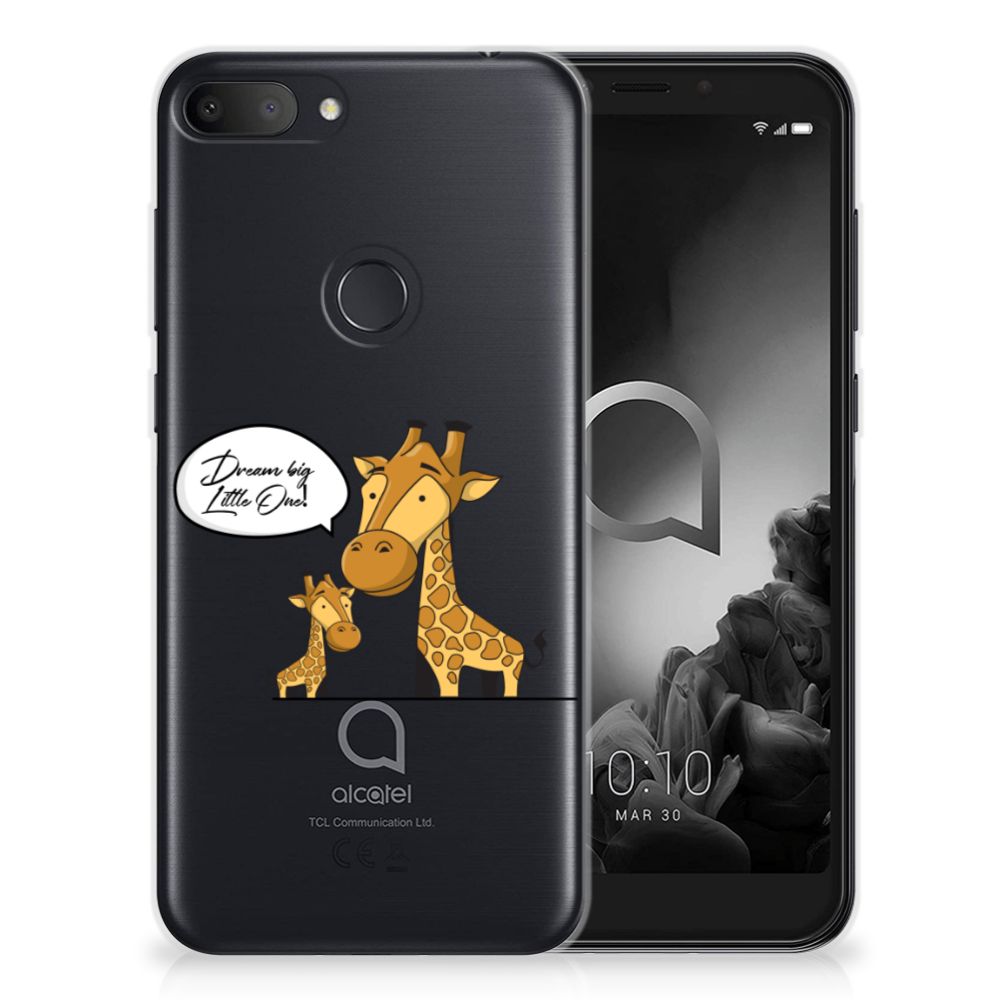 Alcatel 1S (2019) Telefoonhoesje met Naam Giraffe