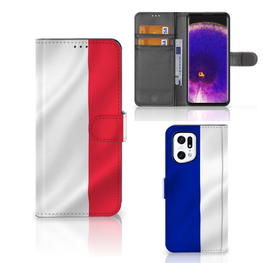 OPPO Find X5 Pro Bookstyle Case Frankrijk