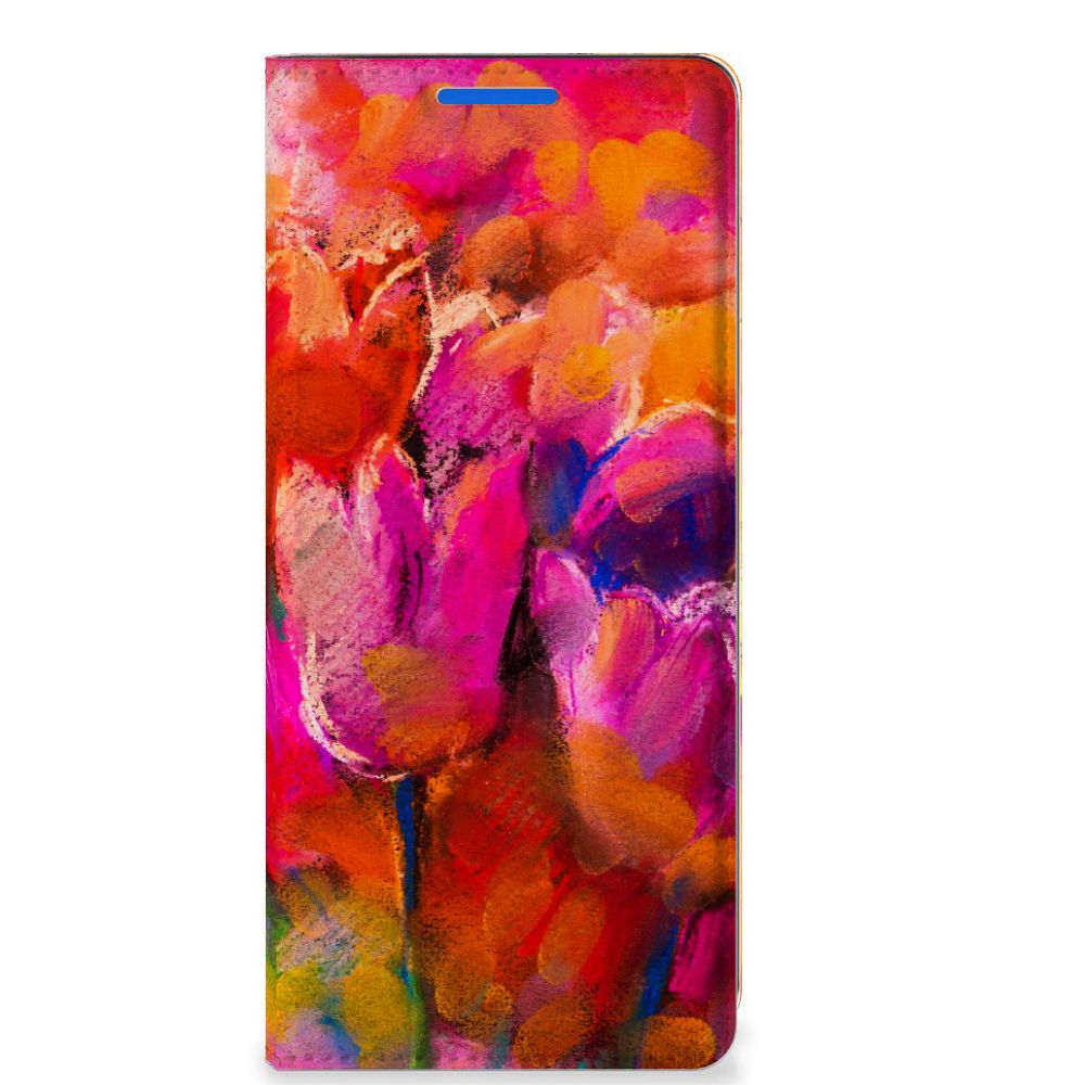 Bookcase OPPO Reno 6 Pro Plus 5G Tulips - B2C Telecom
