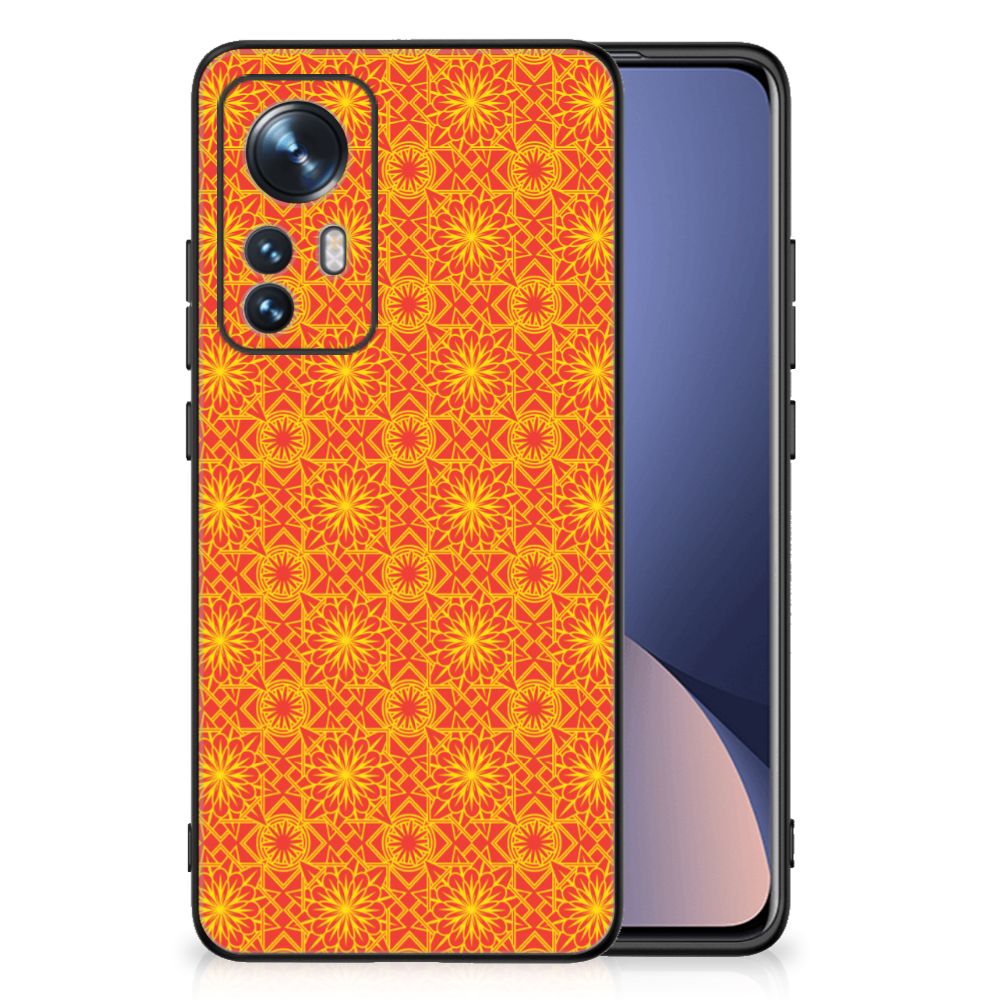 Xiaomi 12 | 12X Back Case Batik Oranje