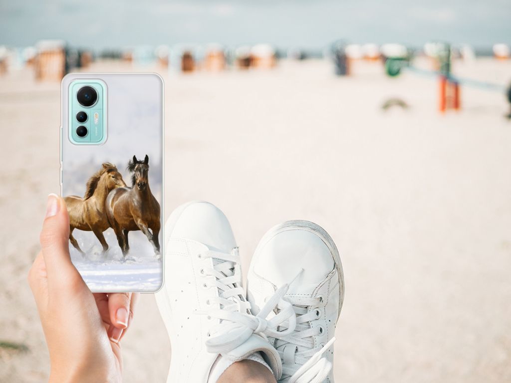 Xiaomi 12 Lite TPU Hoesje Paarden