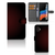 Samsung Galaxy Xcover 6 Pro Telefoon Hoesje Geruit Rood met ruimte voor 3 pasjes, minimalistisch design.