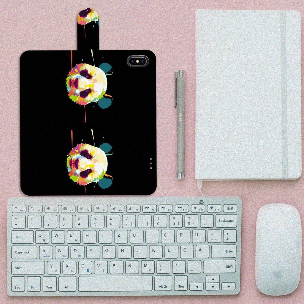 Apple iPhone Xs Max Leuk Hoesje Panda Color