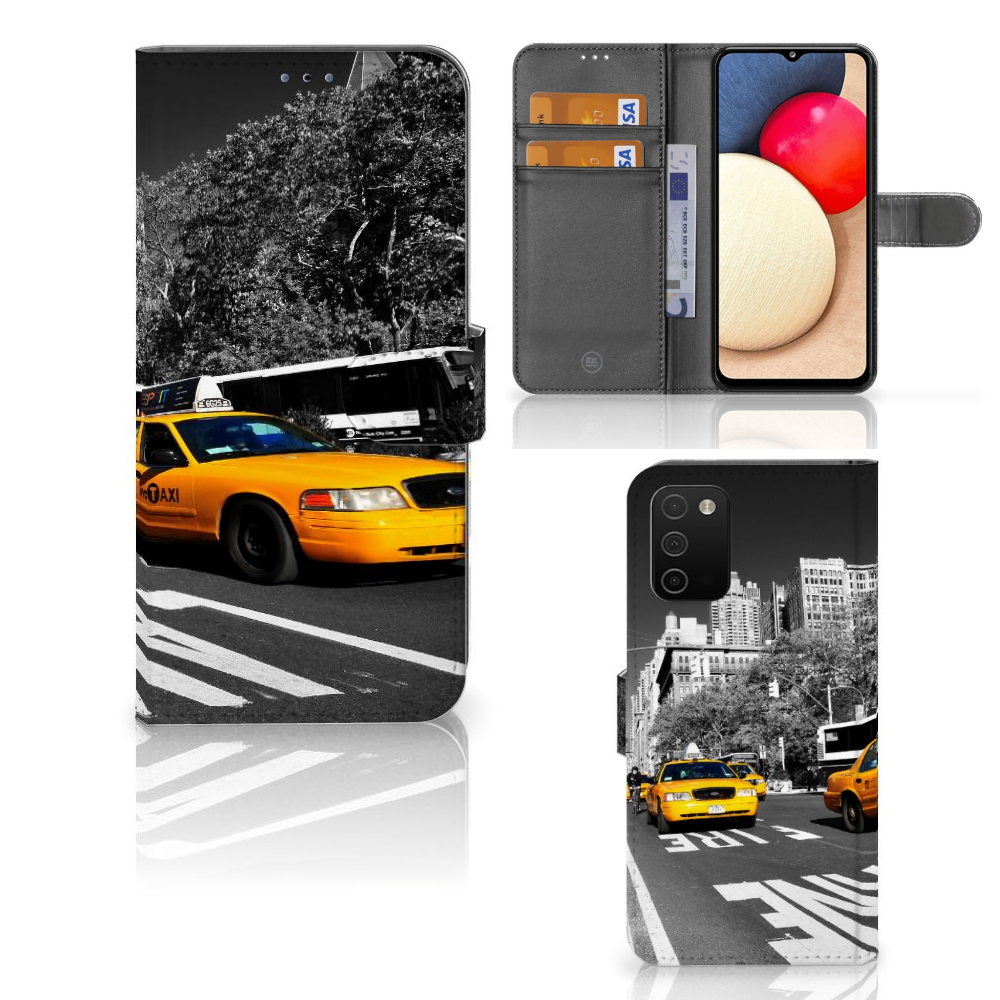 Samsung Galaxy A03s Flip Cover New York Taxi