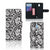 Nokia 1 Plus Hoesje Black Flowers