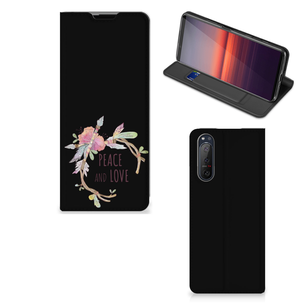 Sony Xperia 5 II Magnet Case Boho Text - B2C Telecom