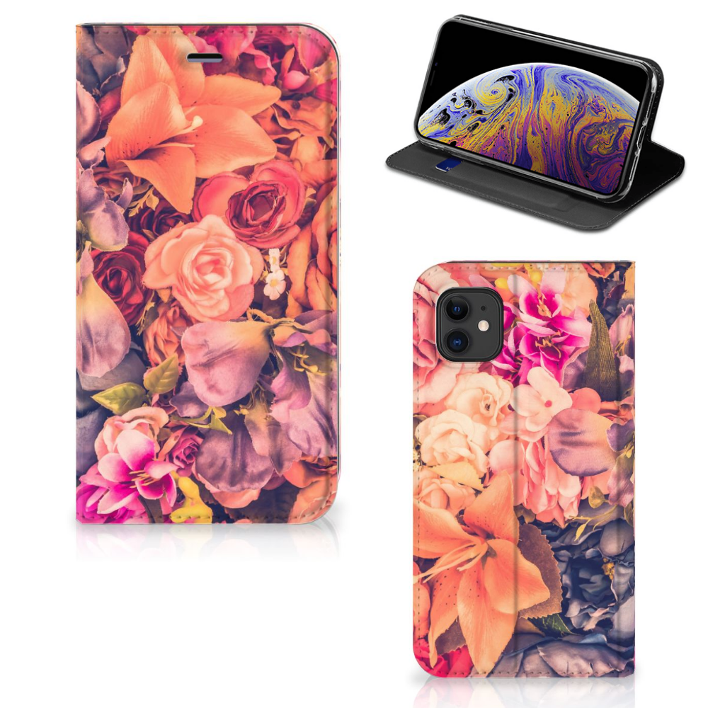Apple iPhone 11 Smart Cover Bosje Bloemen