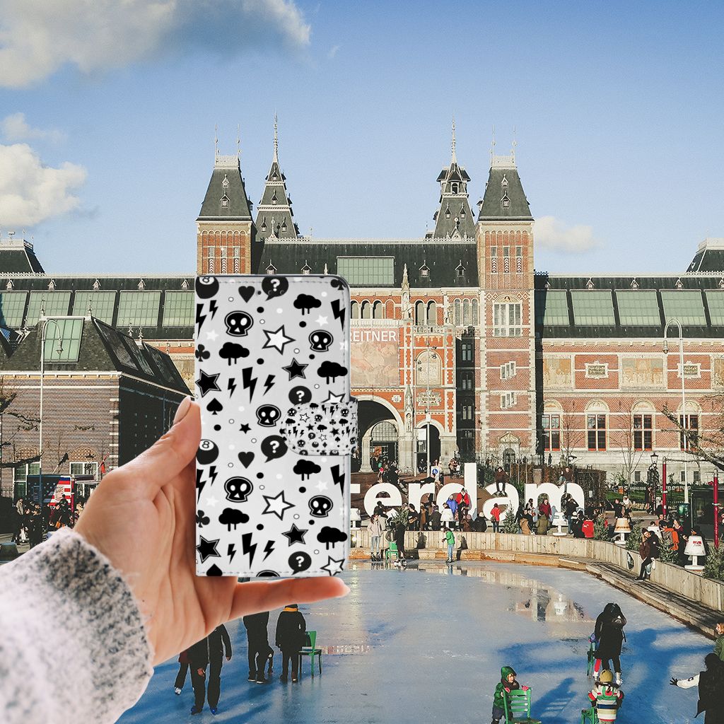 Telefoonhoesje met Naam Huawei P10 Lite Silver Punk