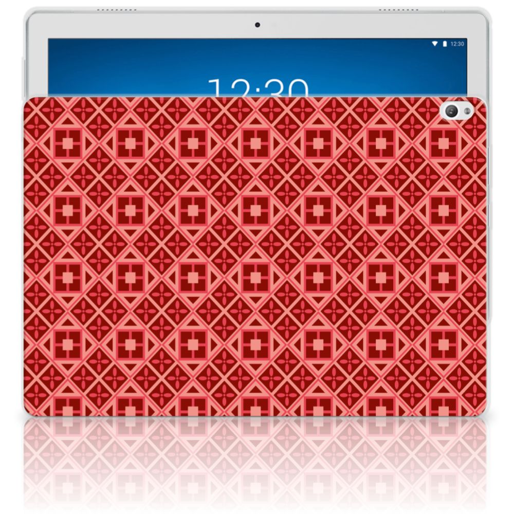 Lenovo Tab P10 Hippe Hoes Batik Rood