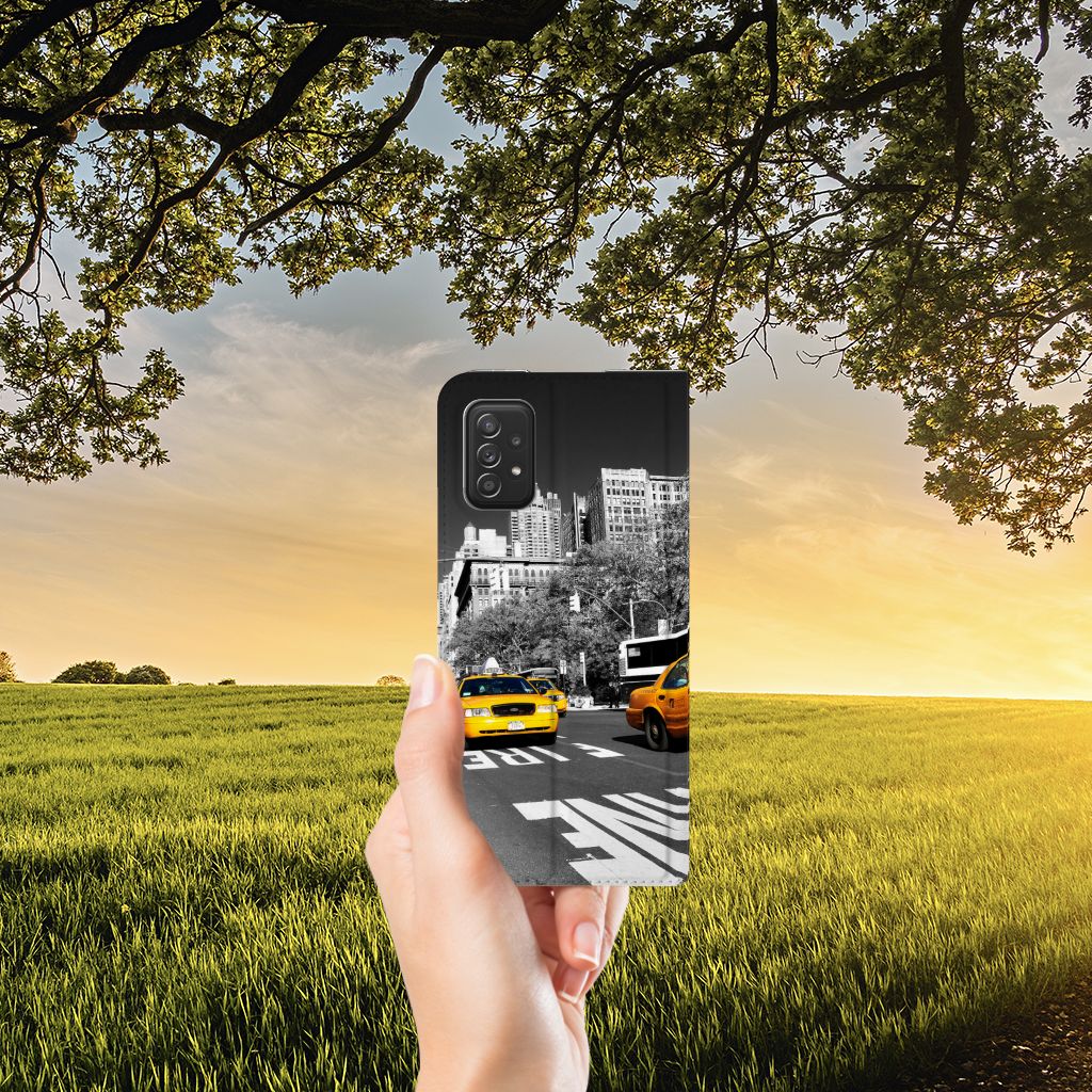 Samsung Galaxy A03s Book Cover New York Taxi - B2C Telecom