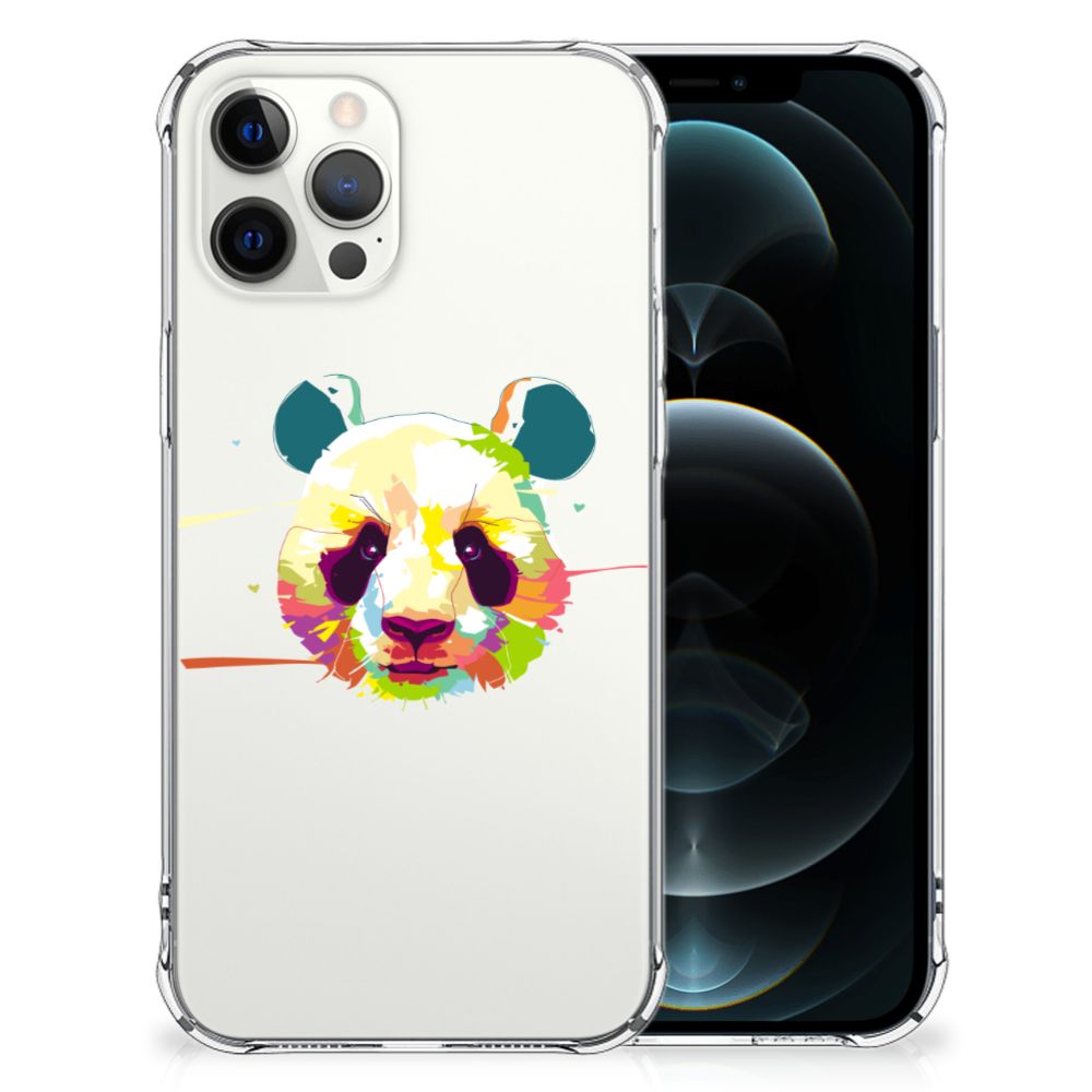 iPhone 12 Pro Max Stevig Bumper Hoesje Panda Color B2C Telecom