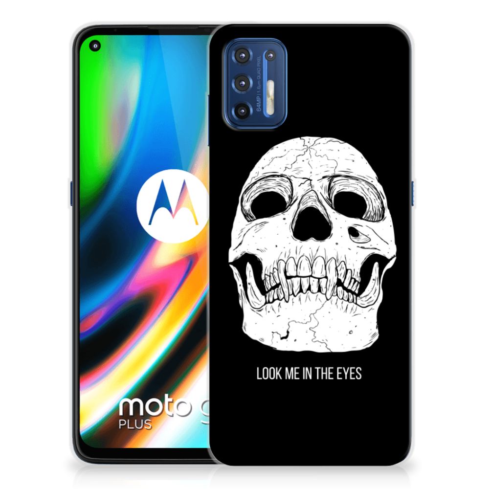 Silicone Back Case Motorola Moto G9 Plus Skull Eyes B2C Telecom